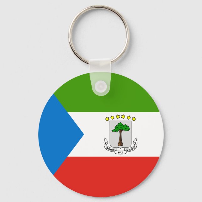 Chaveiro Bandeira da Guiné Equatorial (Frente)