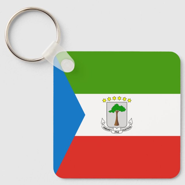 Chaveiro Bandeira da Guiné Equatorial (Frente)