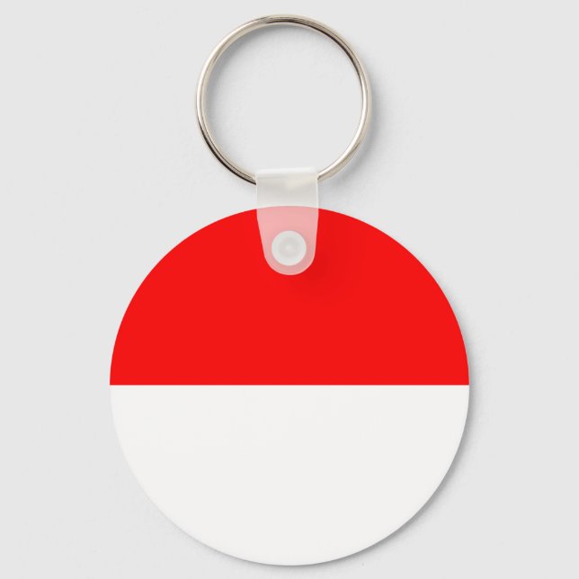 Chaveiro Bandeira da Indonésia (Frente)