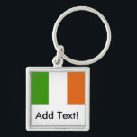 Chaveiro Bandeira da Irlanda<br><div class="desc">Obrigados para passar pela Loja de Sinalizador hoje! Espero que tenha encontrado o que está procurando! Sinta-se livre para personalizar sua bandeira para atender às suas necessidades. Tenha um dia maravilhoso!</div>
