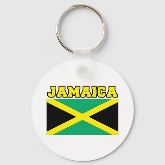 Chaveiro bandeira da Jamaica (Frente)