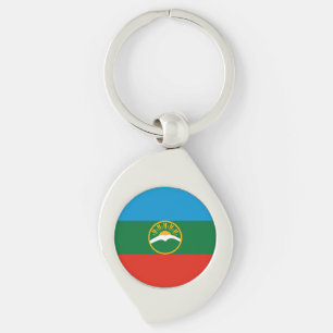 Chaveiro Bandeira da Karachai-Circássia