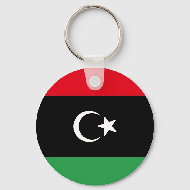 Chaveiro Bandeira da Líbia (Frente)