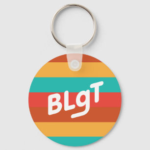 Chaveiro Bandeira da listra de BLgT