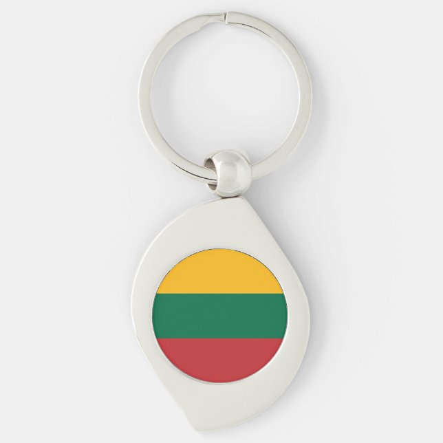 Chaveiro Bandeira da Lituânia (Frente)