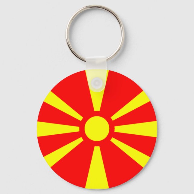 Chaveiro Bandeira da Macedônia (Frente)