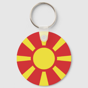 Chaveiro Bandeira da Macedônia do Norte