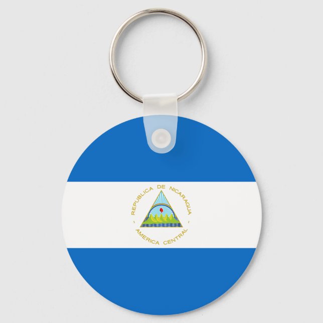 Chaveiro Bandeira da Nicarágua (Frente)