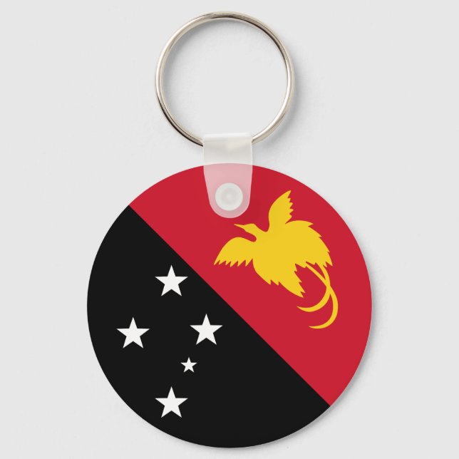 Chaveiro Bandeira da Papua-Nova Guiné (Frente)
