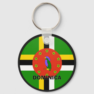 Chaveiro Bandeira da qualidade de Dominica Roundel