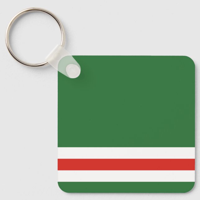 Chaveiro Bandeira da República Chechena da Ichkeria (Frente)