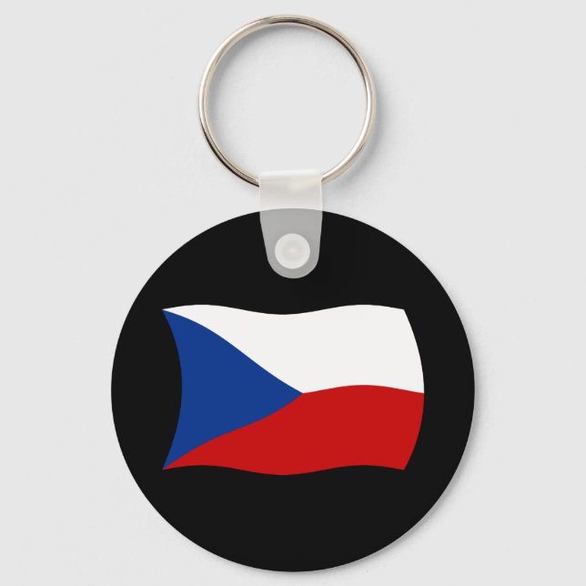 Chaveiro Bandeira da República Tcheca (Frente)