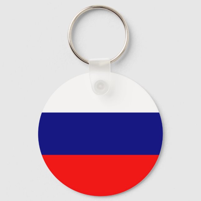 Chaveiro Bandeira da Rússia (Frente)