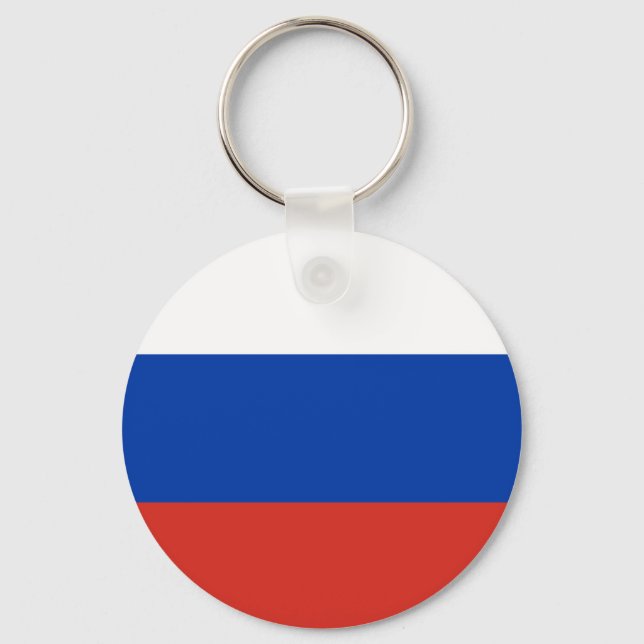 Chaveiro Bandeira da Rússia (Frente)