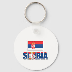 Chaveiro Bandeira da Sérvia