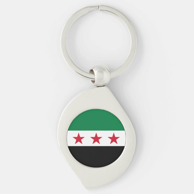 Chaveiro Bandeira da Síria (Frente)