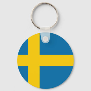 Chaveiro Bandeira da Suecia