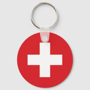 Chaveiro Bandeira da Suíça