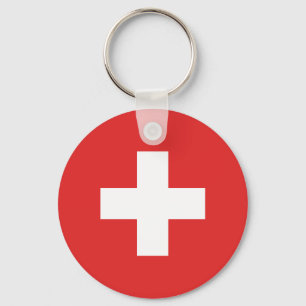 Chaveiro Bandeira da Suiça - Schweiz - Suisse
