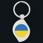 Chaveiro Bandeira da Ucrânia<br><div class="desc">Bandeira da Ucrânia</div>