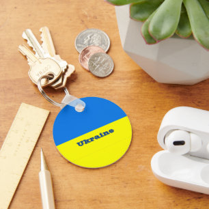 Chaveiro Bandeira da Ucrânia