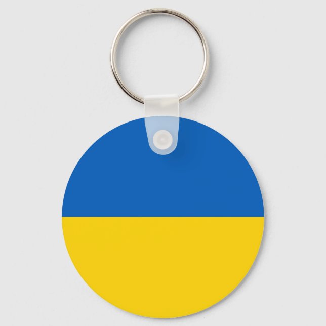 Chaveiro Bandeira da Ucrânia (Frente)
