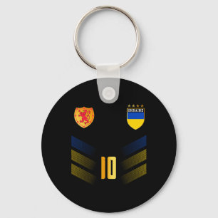 Chaveiro Bandeira da Ucrânia Amantes do Orgulho Ucraniano 1