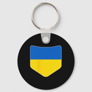 Chaveiro Bandeira da Ucrânia com bolso da bandeira ucranian