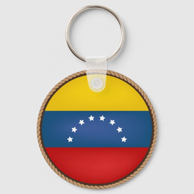 Chaveiro Bandeira da Venezuela legal (Frente)