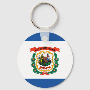 Chaveiro bandeira da Virgínia Ocidental