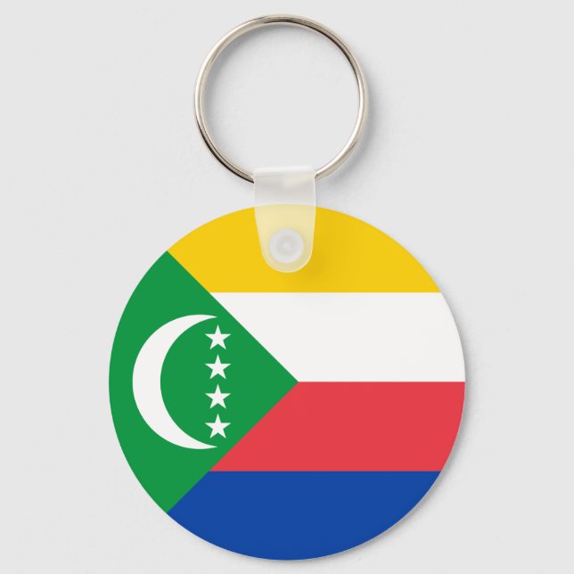 Chaveiro Bandeira das Comores (Frente)