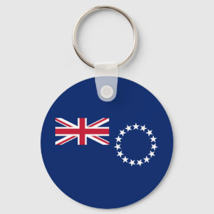 Chaveiro Bandeira das Ilhas Cook