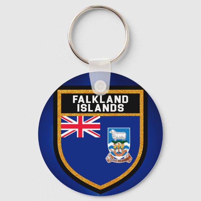 Chaveiro Bandeira das Ilhas Falkland (Frente)