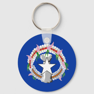 Chaveiro Bandeira das Ilhas Marianas do Norte