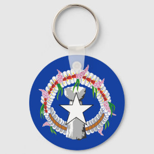 Chaveiro Bandeira das Ilhas Marianas Nortes