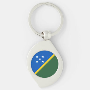Chaveiro Bandeira das Ilhas Salomão
