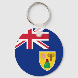 Chaveiro Bandeira das Ilhas Turcas e Caicos