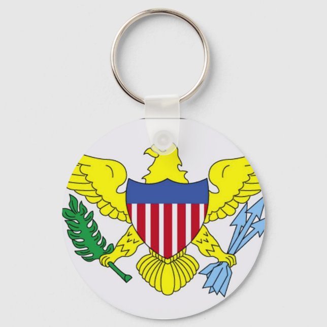 Chaveiro Bandeira das Ilhas Virgens (Frente)