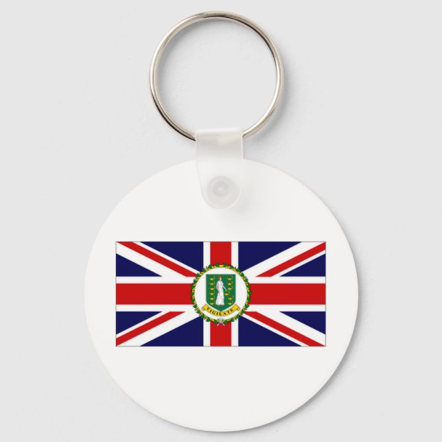 Chaveiro Bandeira das Ilhas Virgens Britânicas (Frente)