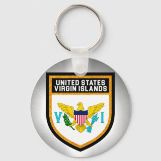 Chaveiro Bandeira das Ilhas Virgens dos Estados Unidos