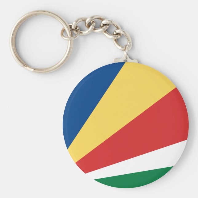Chaveiro Bandeira das Seychelles (Frente)