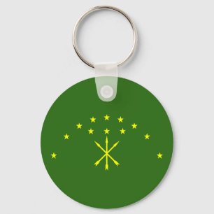 Chaveiro Bandeira de Adygea Patriótica