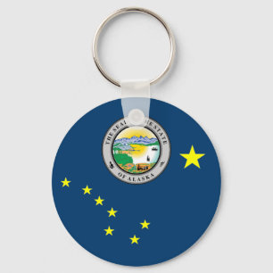 Chaveiro Bandeira de Alaska