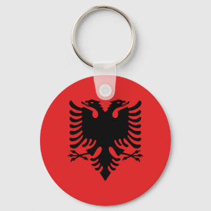 Chaveiro Bandeira de Albânia - Flamuri mim Shqipërisë