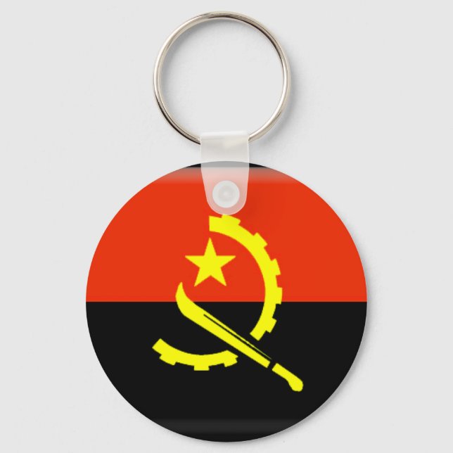 Chaveiro Bandeira de Angola (Frente)
