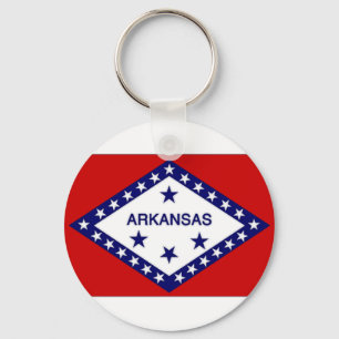 Chaveiro Bandeira de Arkansas dos Estados Unidos