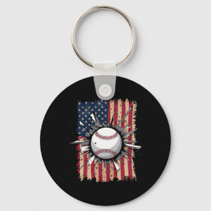 Chaveiro Bandeira de Baseball nos Estados Unidos