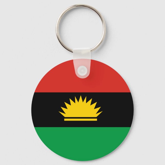 Chaveiro Bandeira de Biafra (Bafra) (Frente)