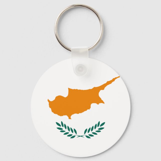 Chaveiro Bandeira de Chipre (Frente)