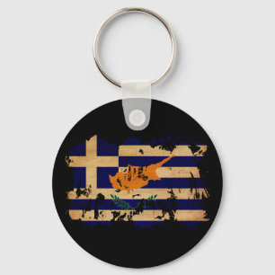 Chaveiro Bandeira de Chipre do grego